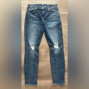 Women’s 7 For All Mankind Skinny Jeans size 10